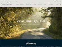 Tablet Screenshot of aliciaclarkpsyd.com